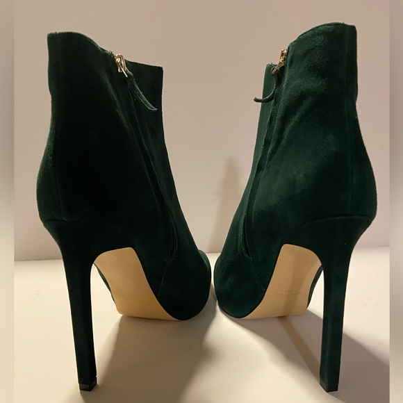 Dark Green Ninewest Bootie Size 11 - Picture 5 of 12